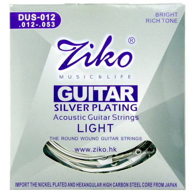 Ziko DUS-012 комплект струн для акустической гитары