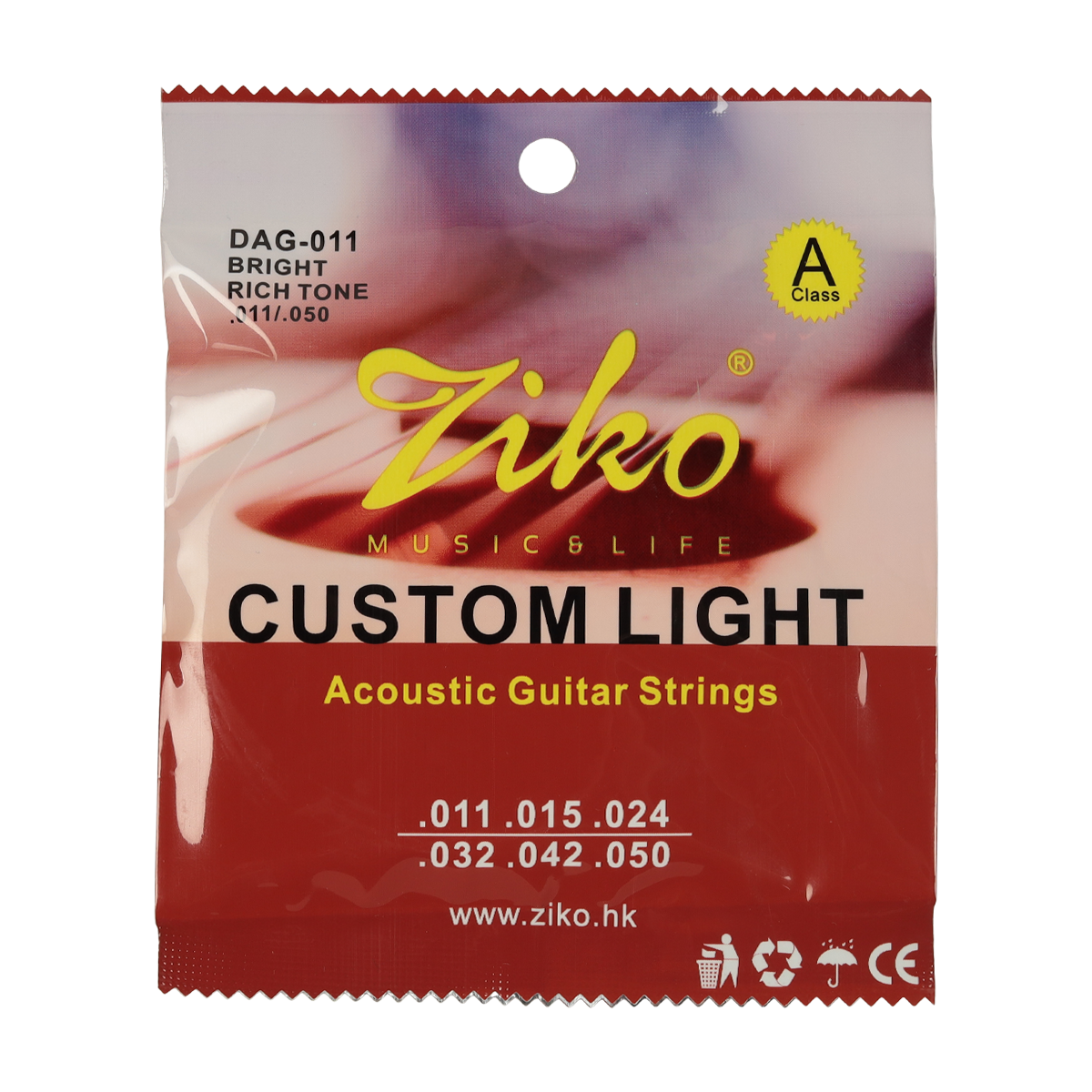 Ziko DAG-011 комплект струн для акустической гитары